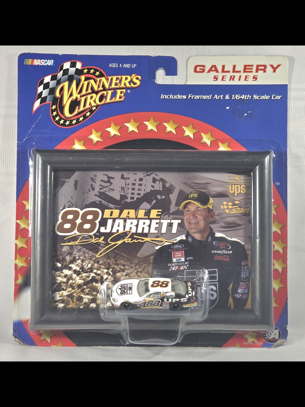 Winner's Circle Dale Jarrett #88 Framed NASCAR Collectible - Brown, Black, White